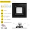 Nuwatt 6" LED Square Retrofit Black Trim Recessed Lights 5CCT 2700K/3000K/3500K/4000K/5000K Selectable 12PK NW-SQ-C6-14W-5CCT-BLK-12P - alternate 3